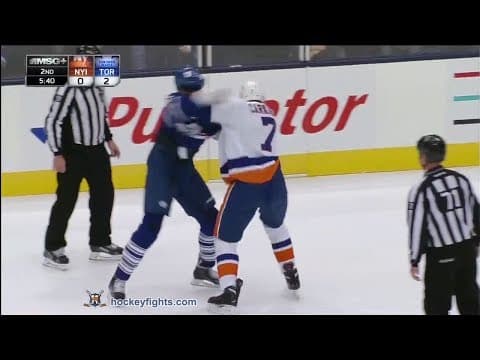 M. Carkner (NYI) vs. F. McLaren (TOR)