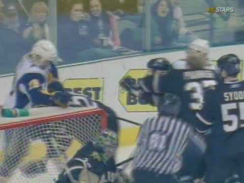 P. Gaustad (BUF) vs. B. Sutherby (DAL)