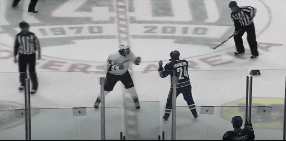 ‘Deca Dance Club’ – George Parros vs Darcy Hordichuk