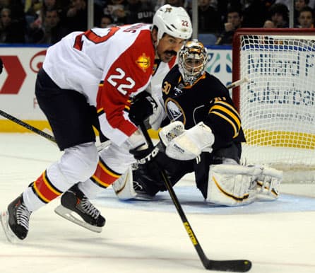 George Parros Picks Up First Goal, Fight of the Season