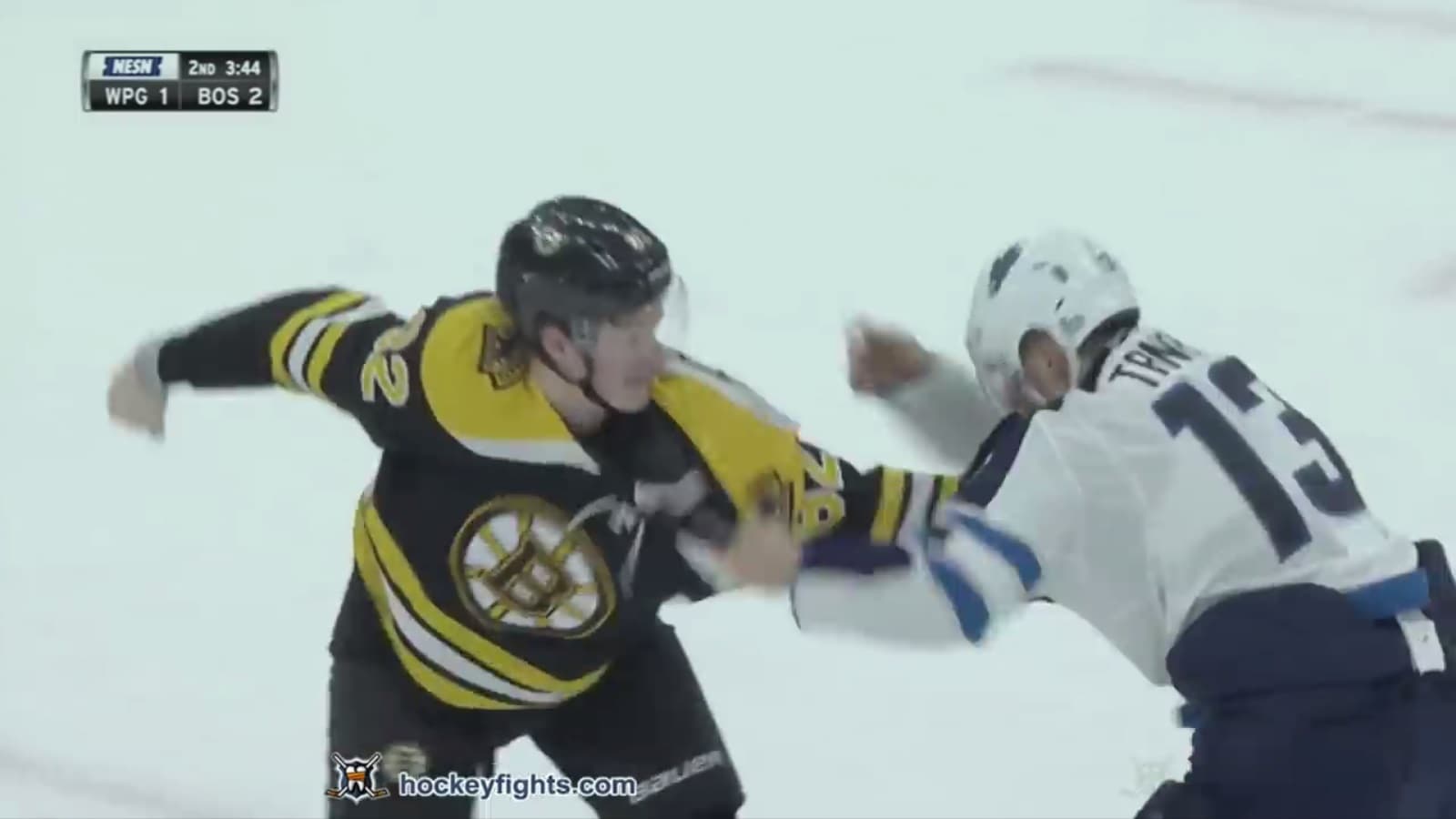 B. Tanev (WPG) vs. T. Frederic (BOS)