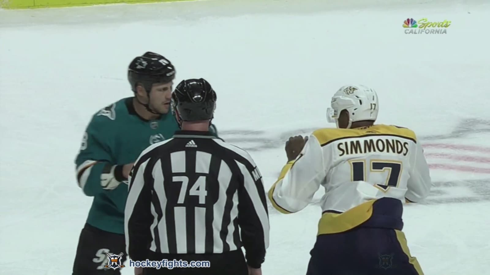 W. Simmonds (NSH) vs. M. Haley (SJS)
