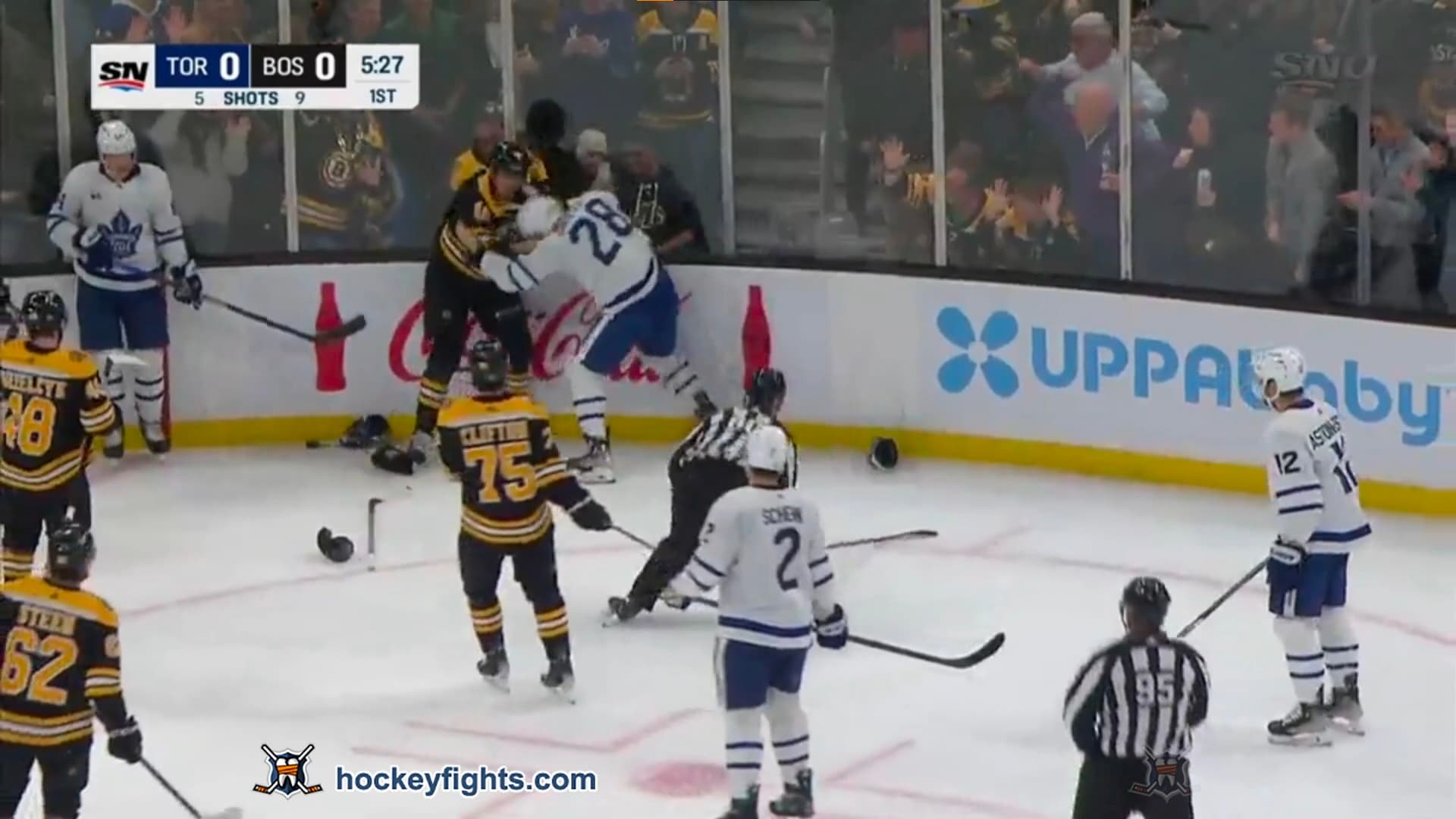 S. Lafferty (TOR) vs. A. Greer (BOS)