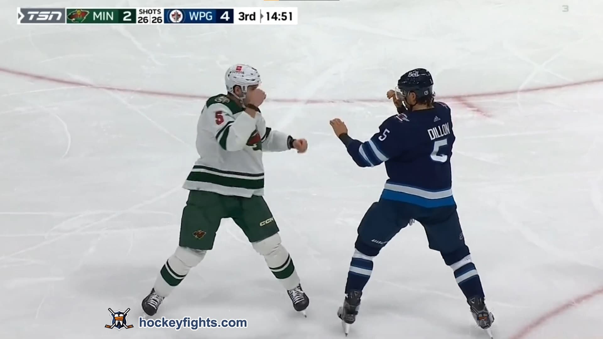 J. Middleton (MIN) vs. B. Dillon (WPG)