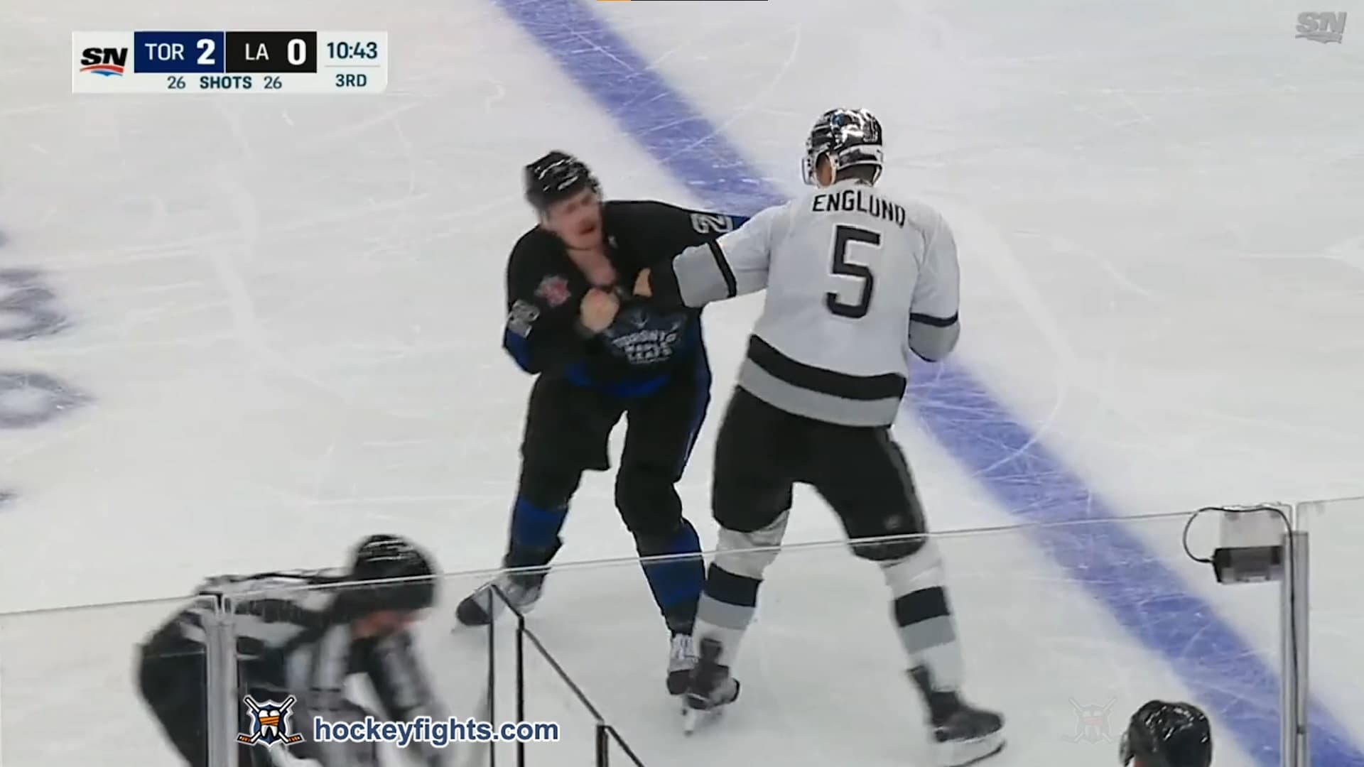 S. Benoit (TOR) vs. A. Englund (LAK)