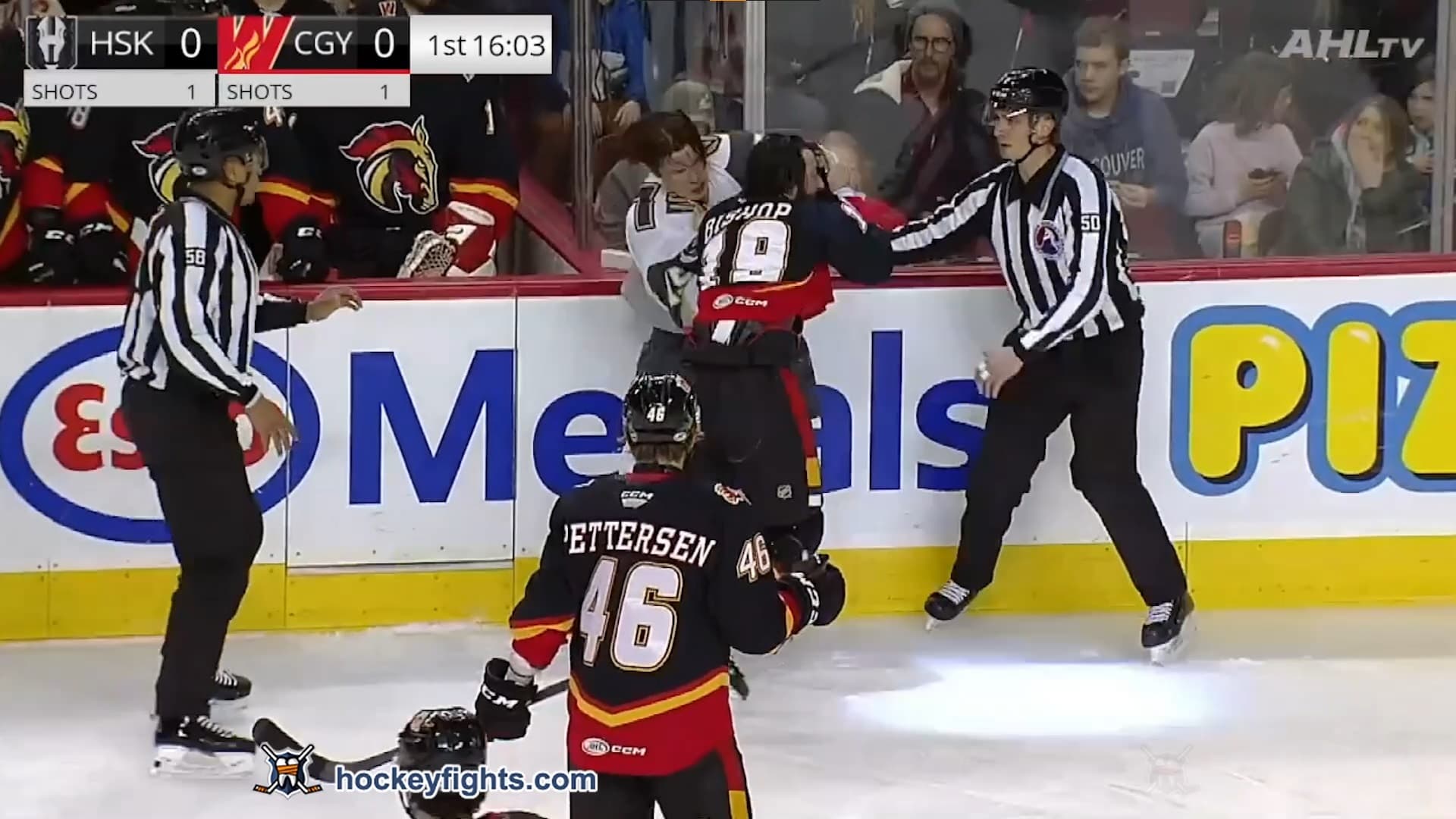 C. Sedoff (HSK) vs. C. Bishop (CGW)