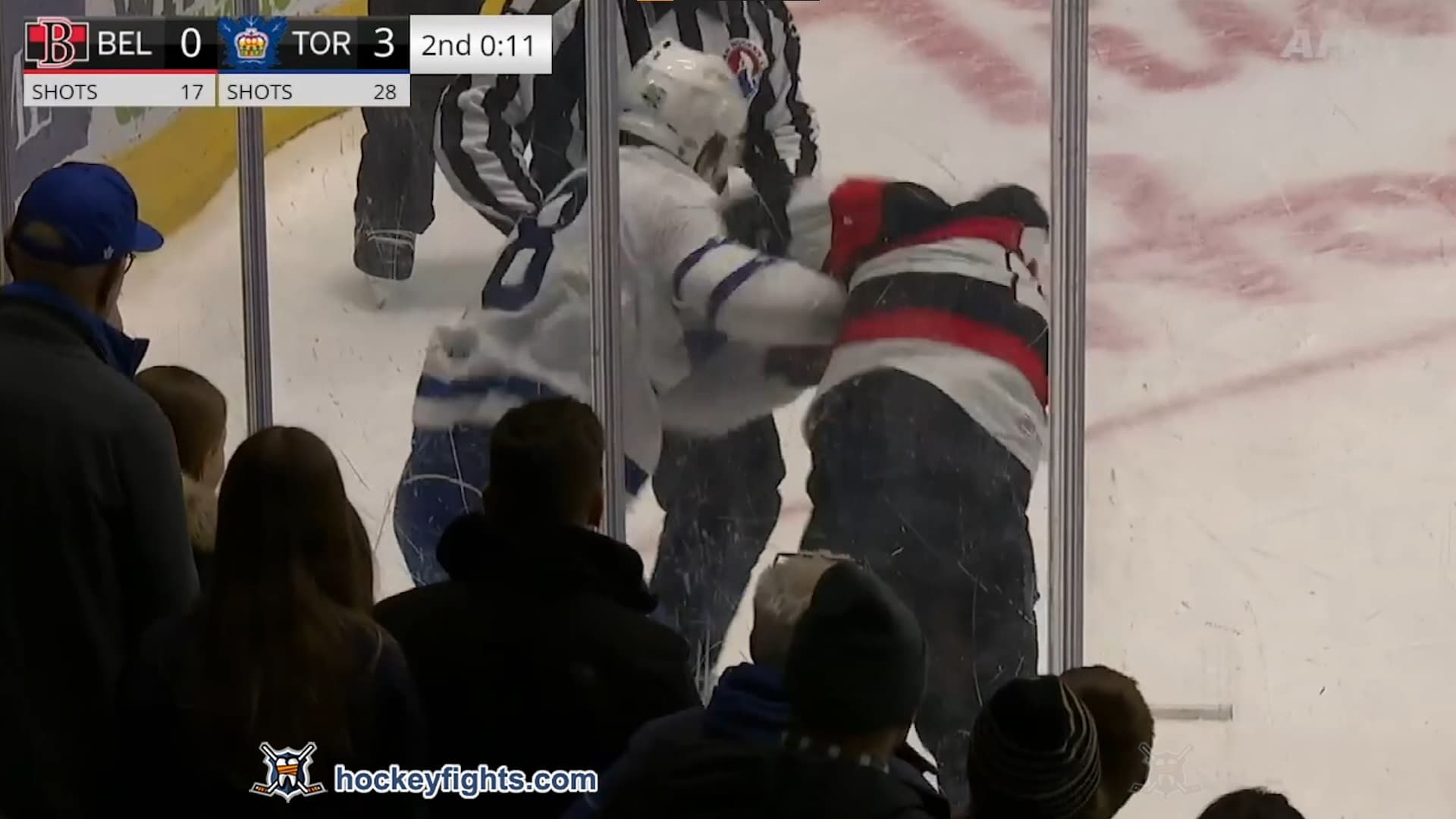 B. Saulnier (BEL) vs. M. Lajoie (TOR)