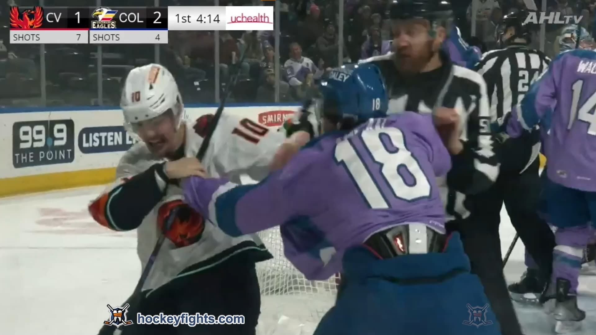 L. Henman (CVF) vs. J. Ahcan (COL)