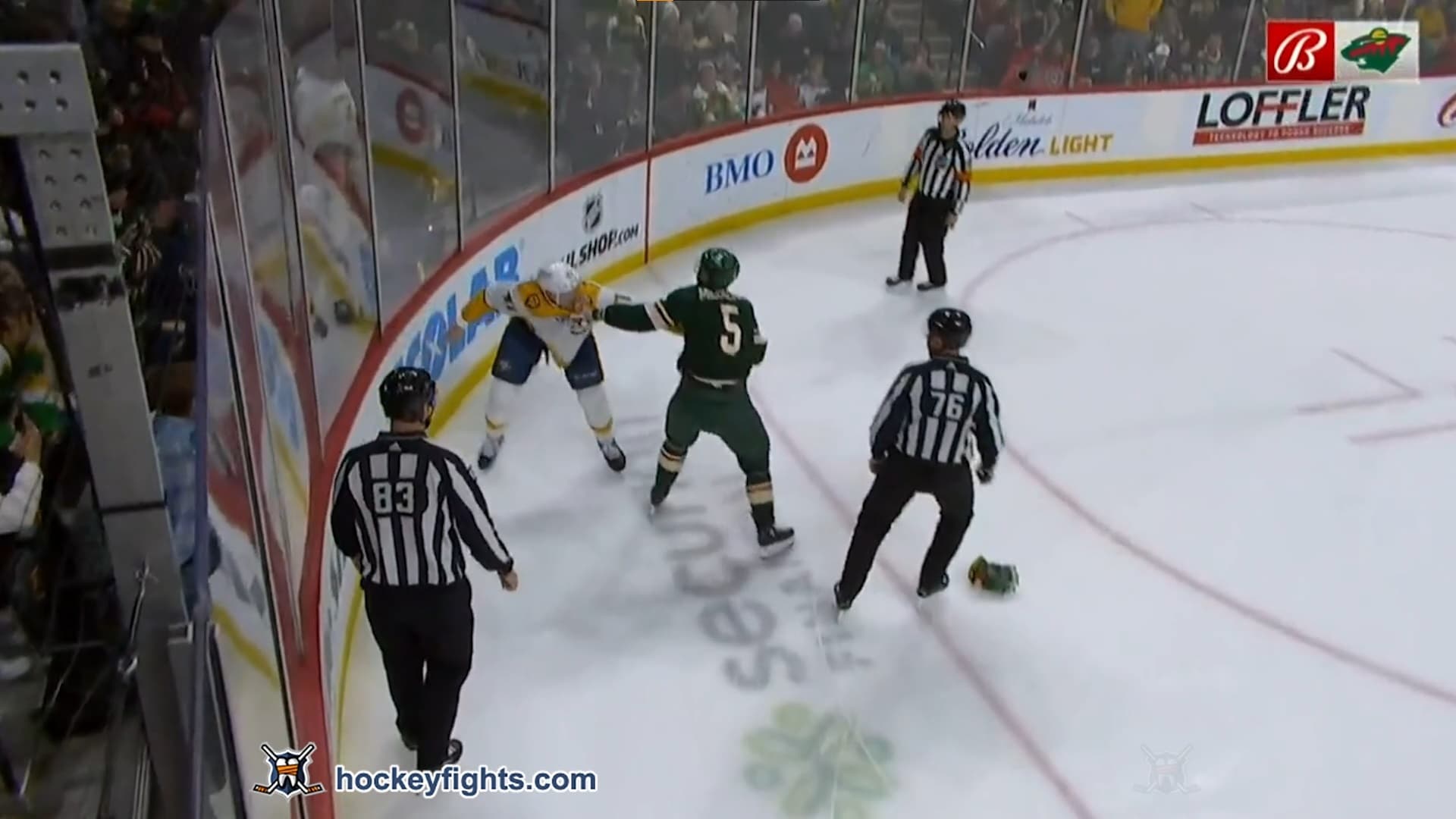 M. McCarron (NSH) vs. J. Middleton (MIN)