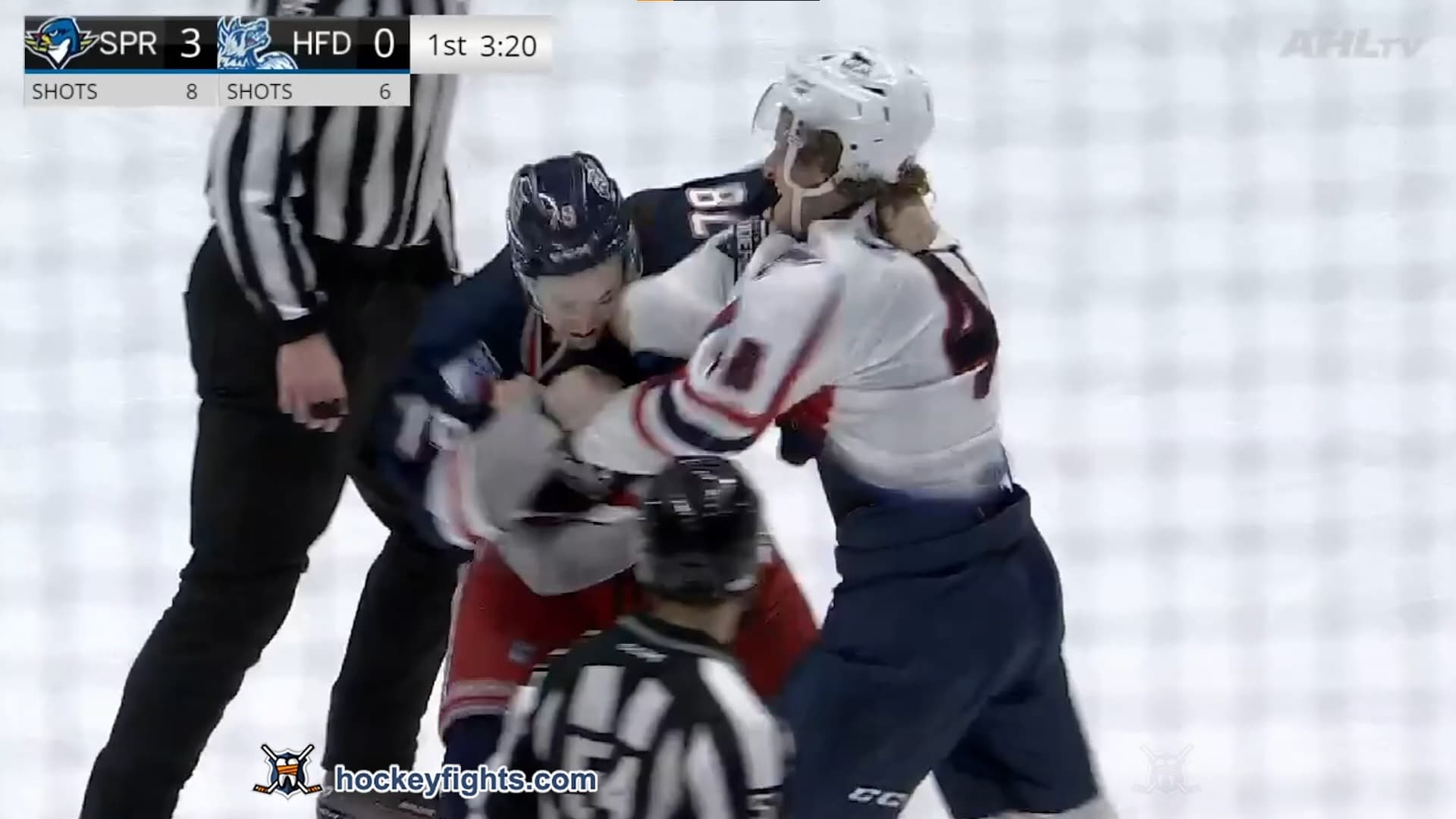 W. Kalynuk (SPR) vs. B. Othmann (HFD)