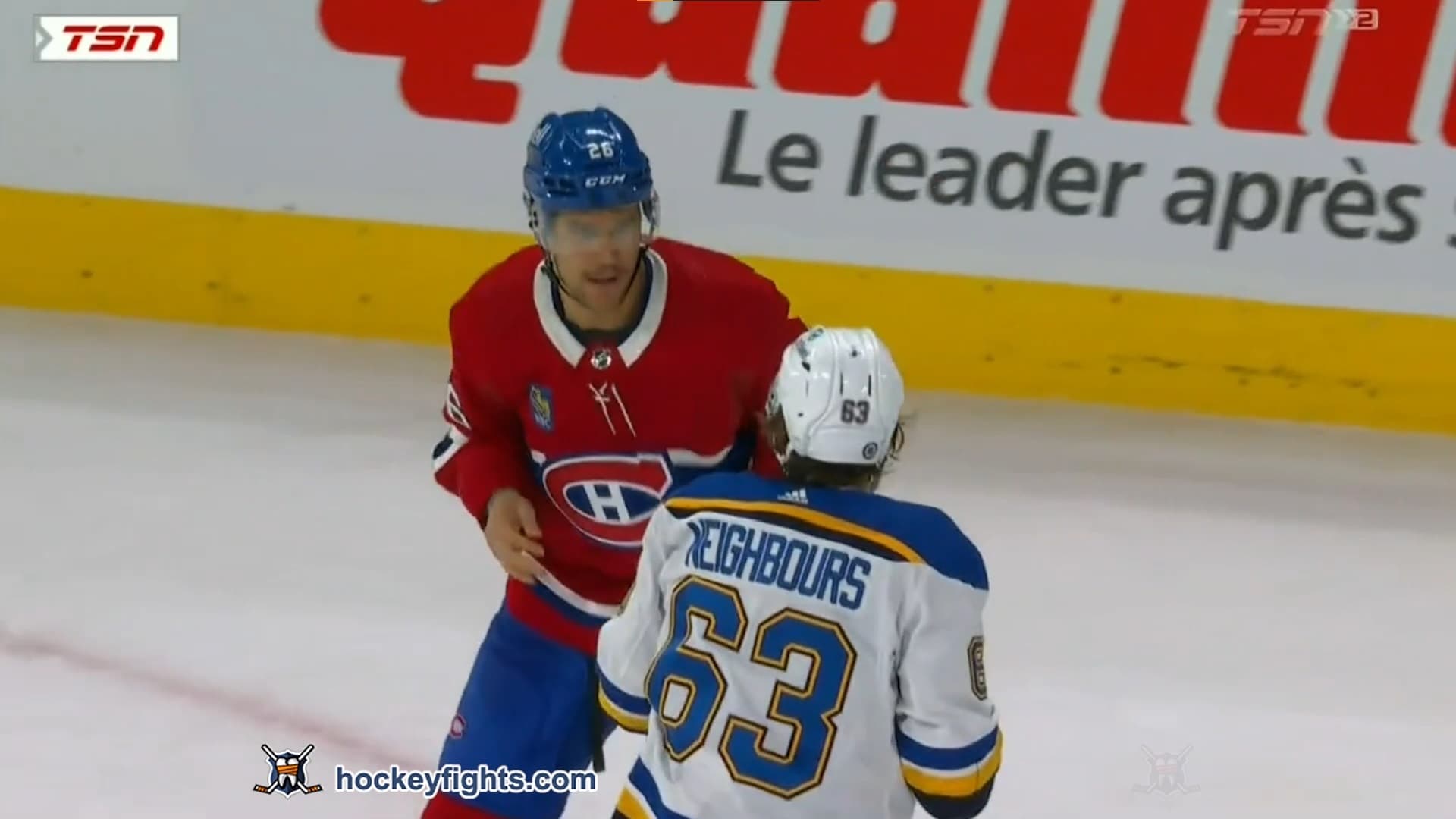 J. Neighbours (STL) vs. J. Kovacevic (MTL)