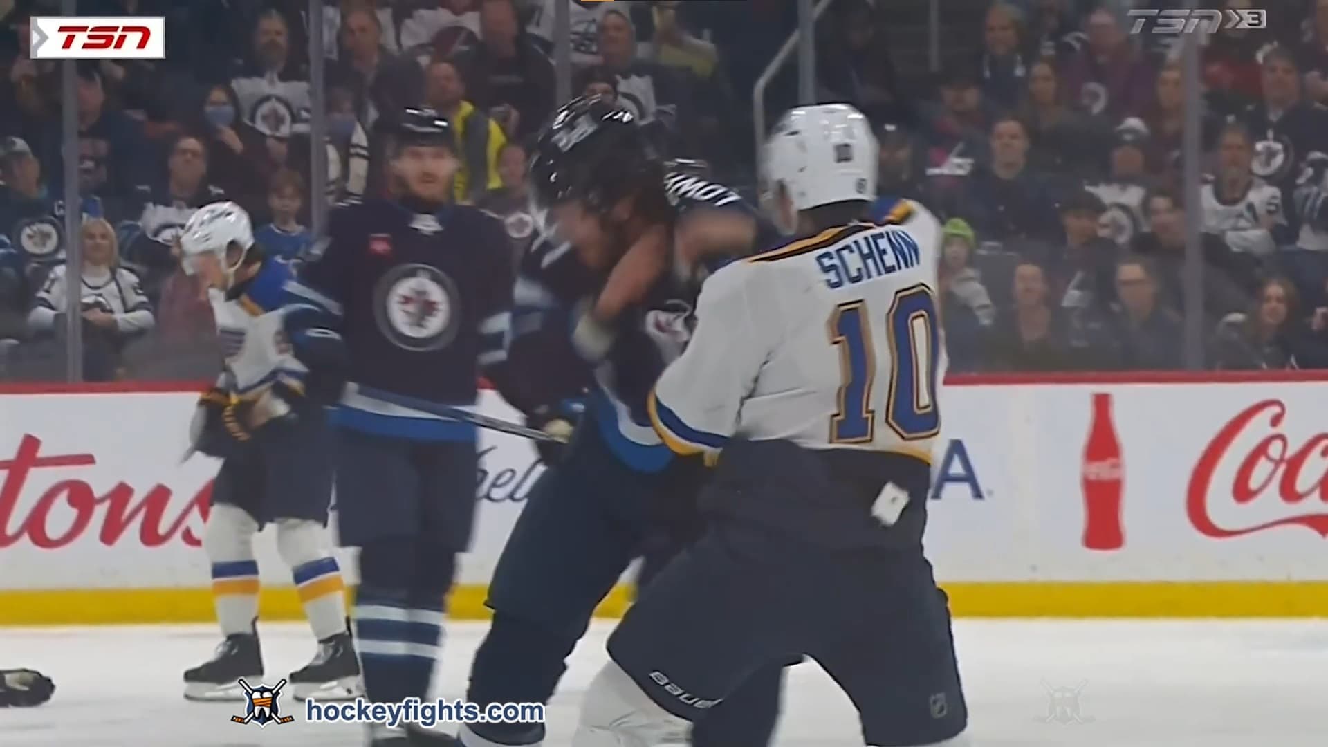 B. Schenn (STL) vs. A. Lowry (WPG)