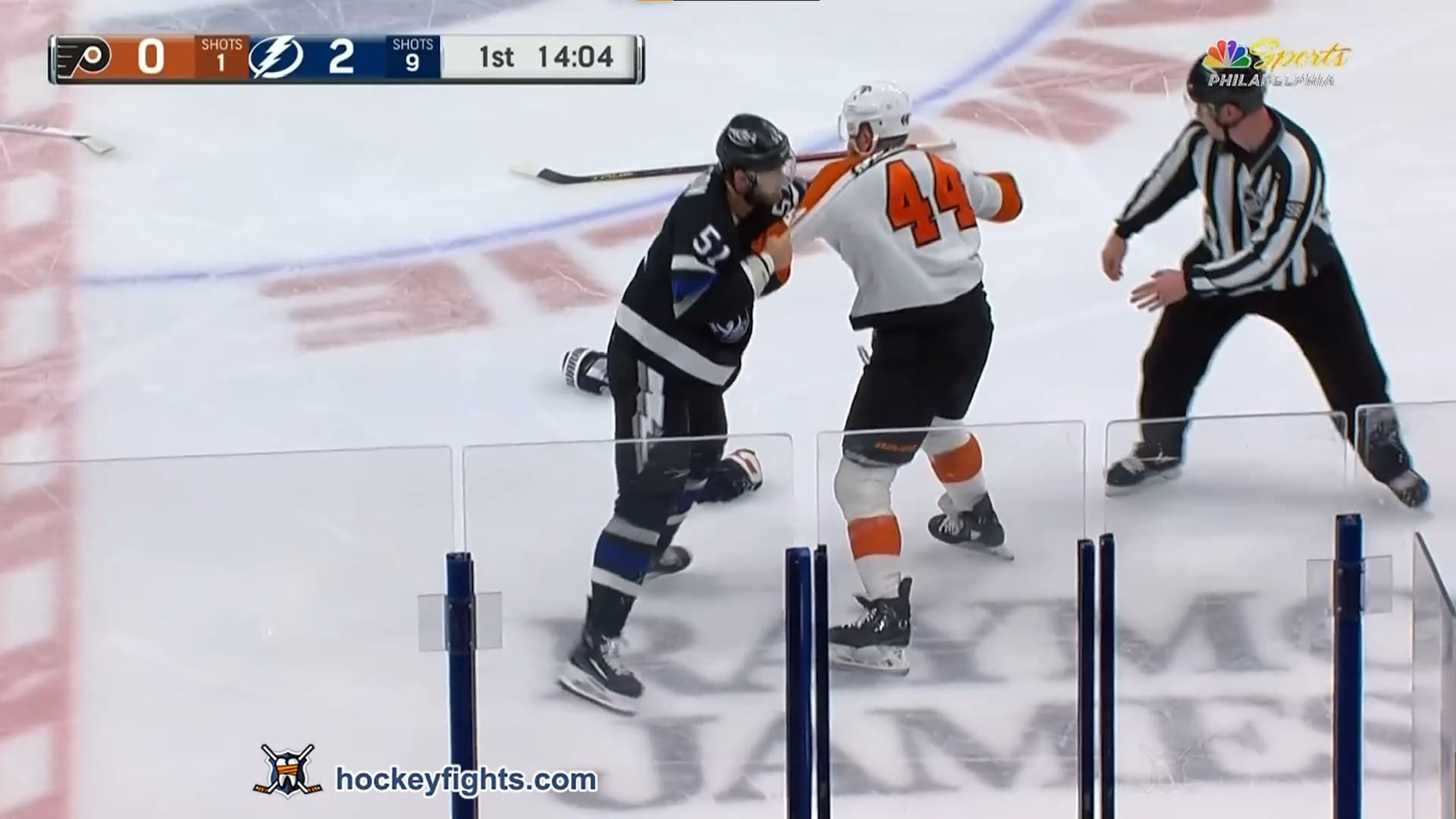 N. Deslauriers (PHI) vs. A. Watson (TBL)