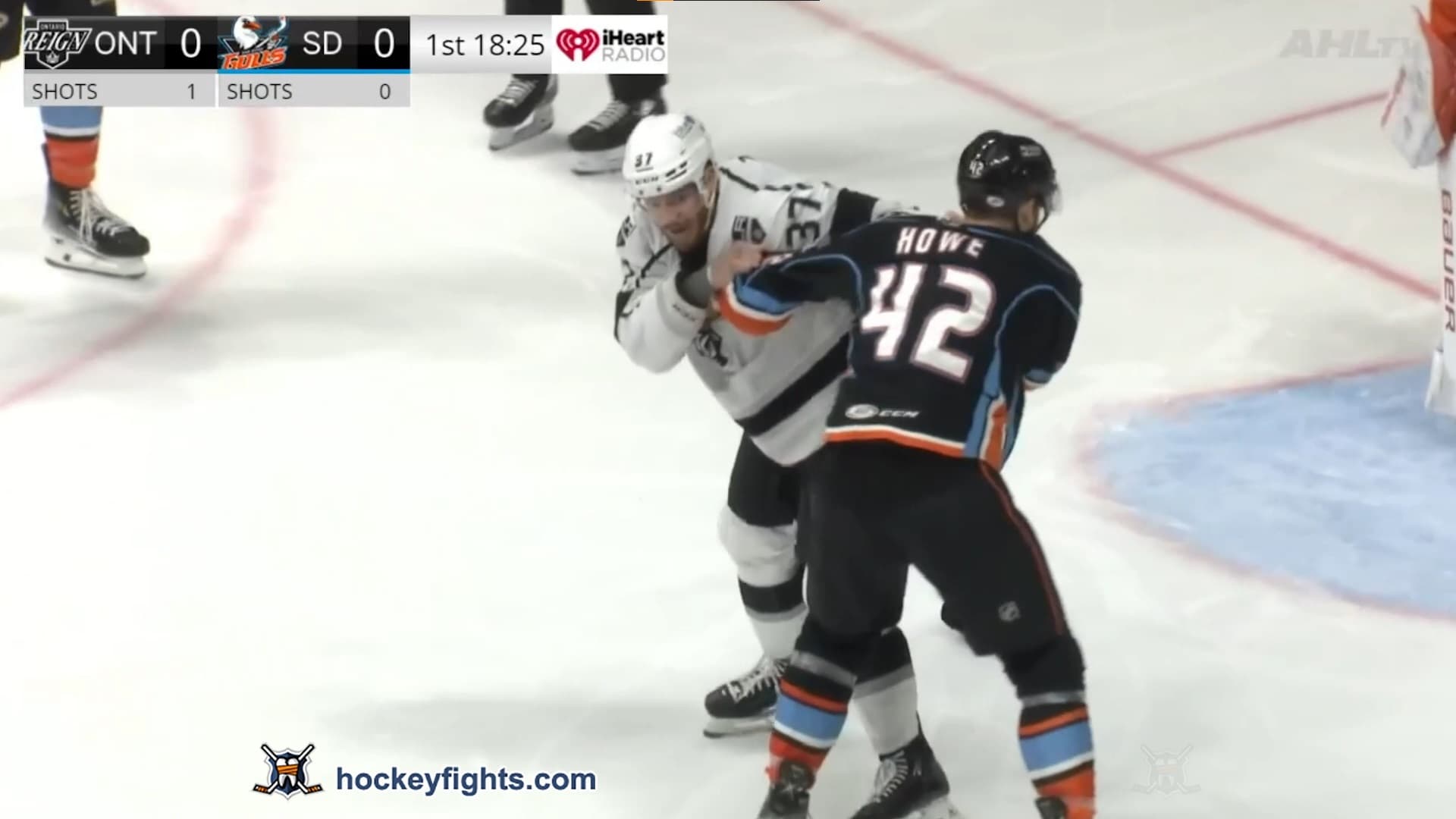 J. Doty (ONT) vs. T. Howe (SDG)