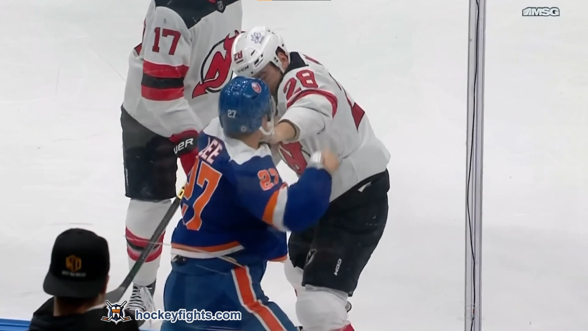 T. Meier (NJD) vs. A. Lee (NYI)