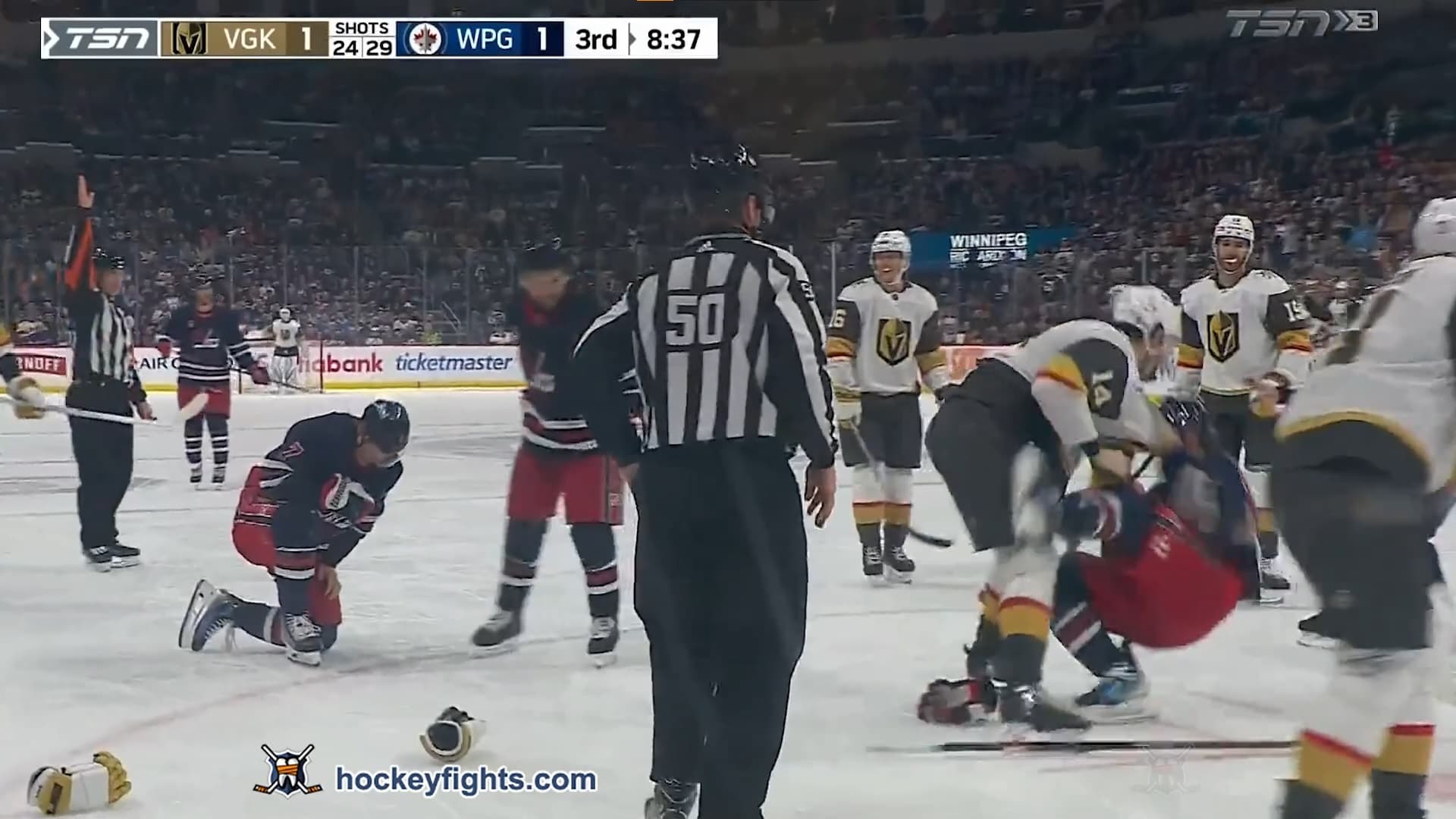 N. Hague (VGK) vs. M. Scheifele (WPG)