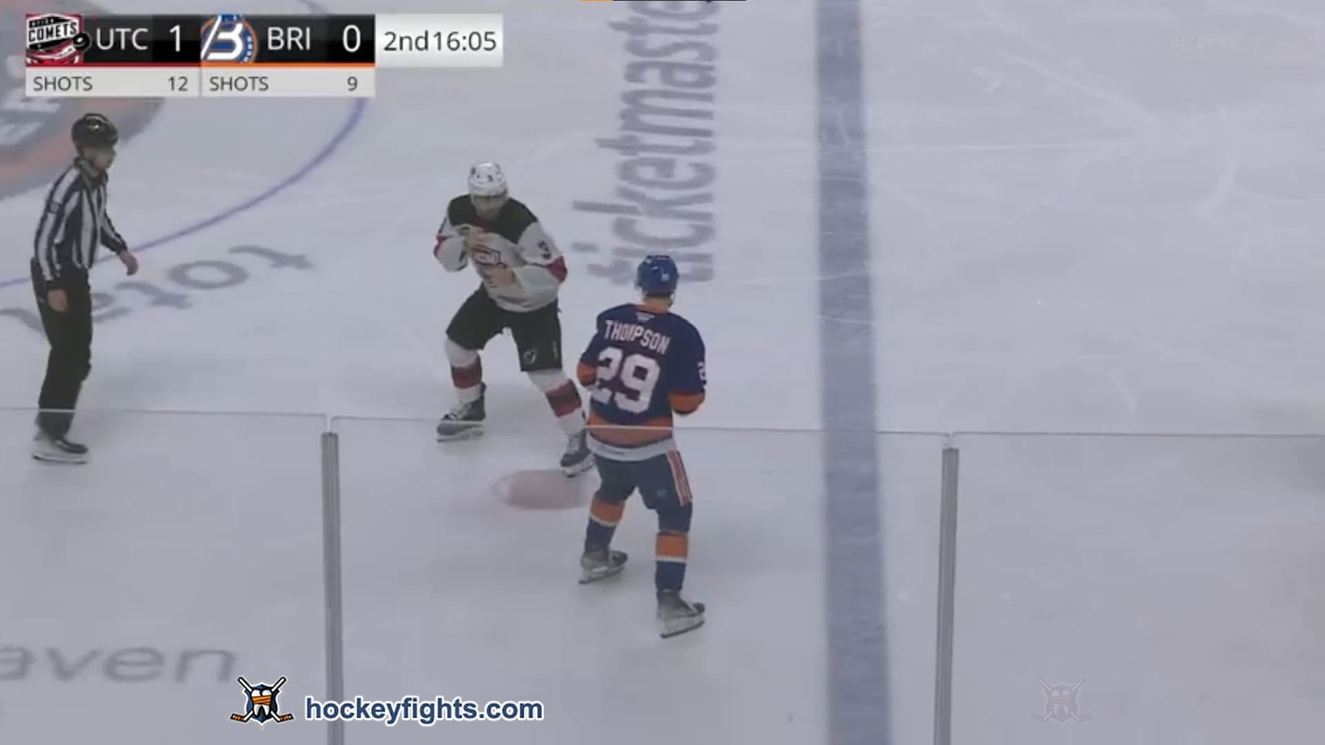 W. MacKinnon (UTI) vs. T. Thompson (BPTI)