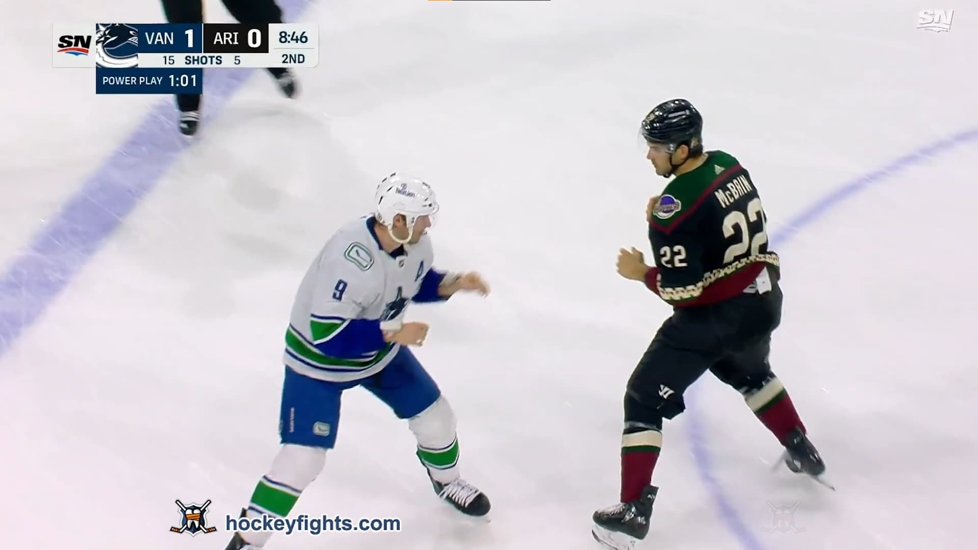 J. Miller (VAN) vs. J. McBain (ARI)