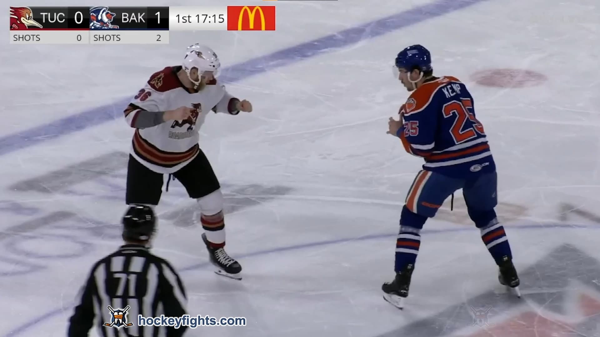 H. Drew (TUC) vs. P. Kemp (BAK)