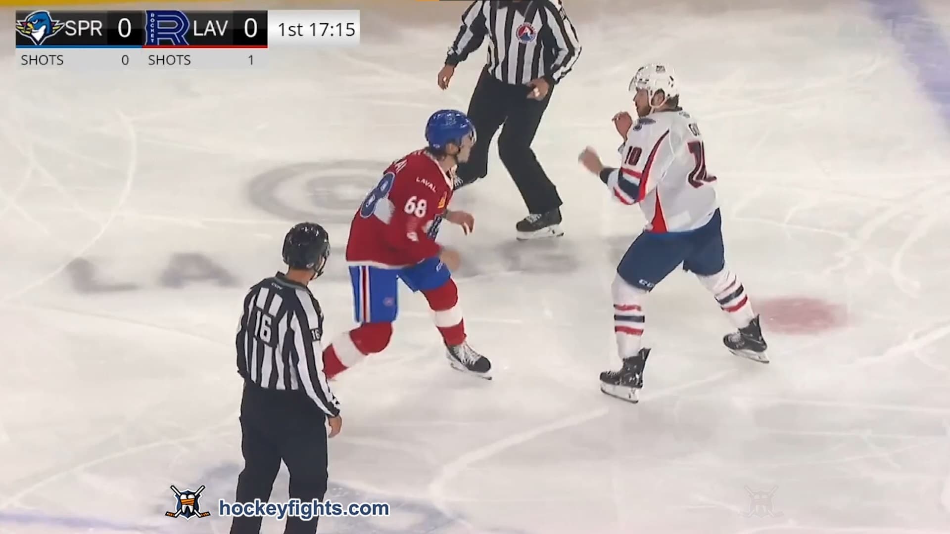 B. Guy (SPR) vs. R. McKay (LAV)