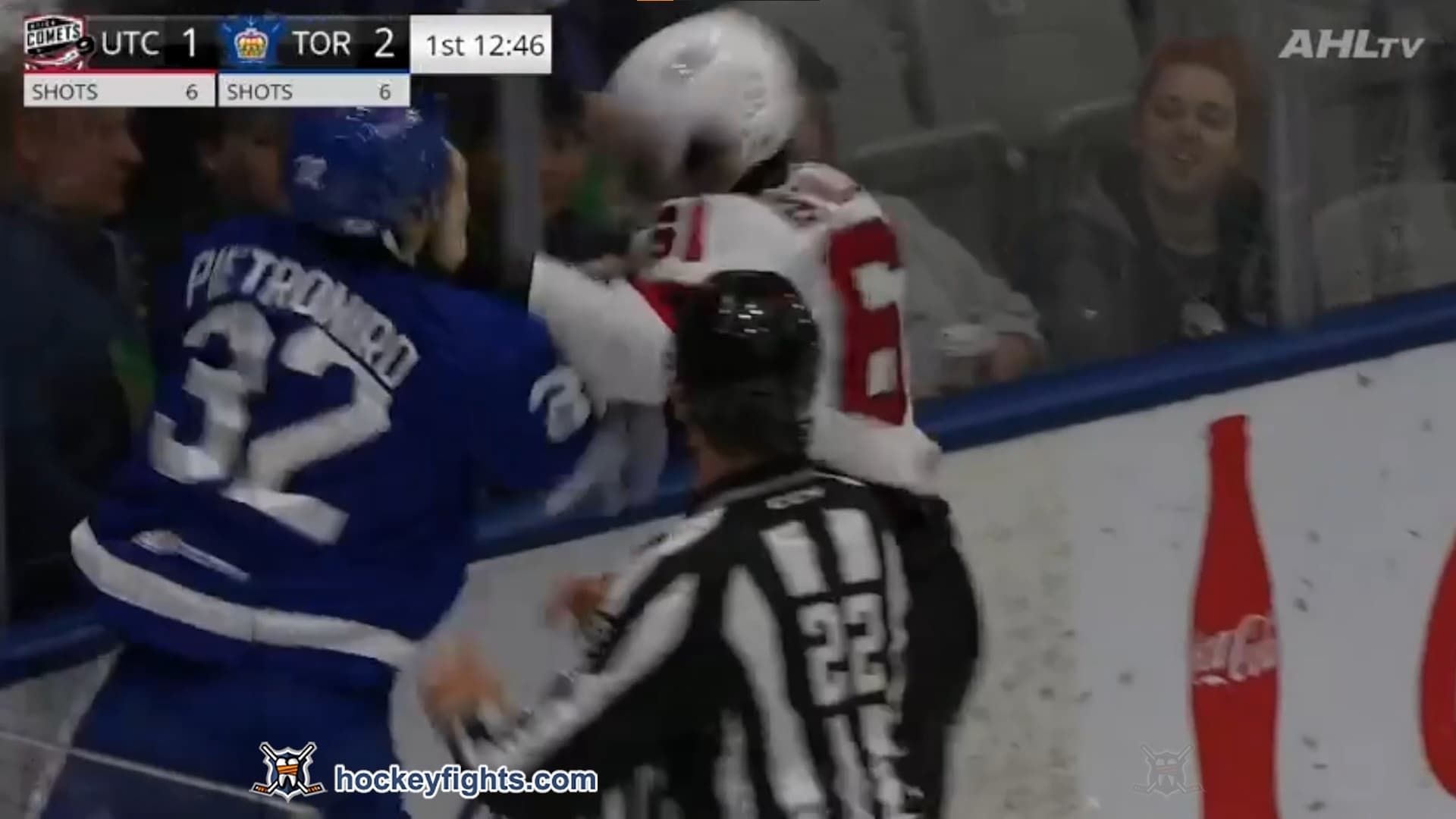 C. Stillman (UTI) vs. M. Pietroniro (TOR)