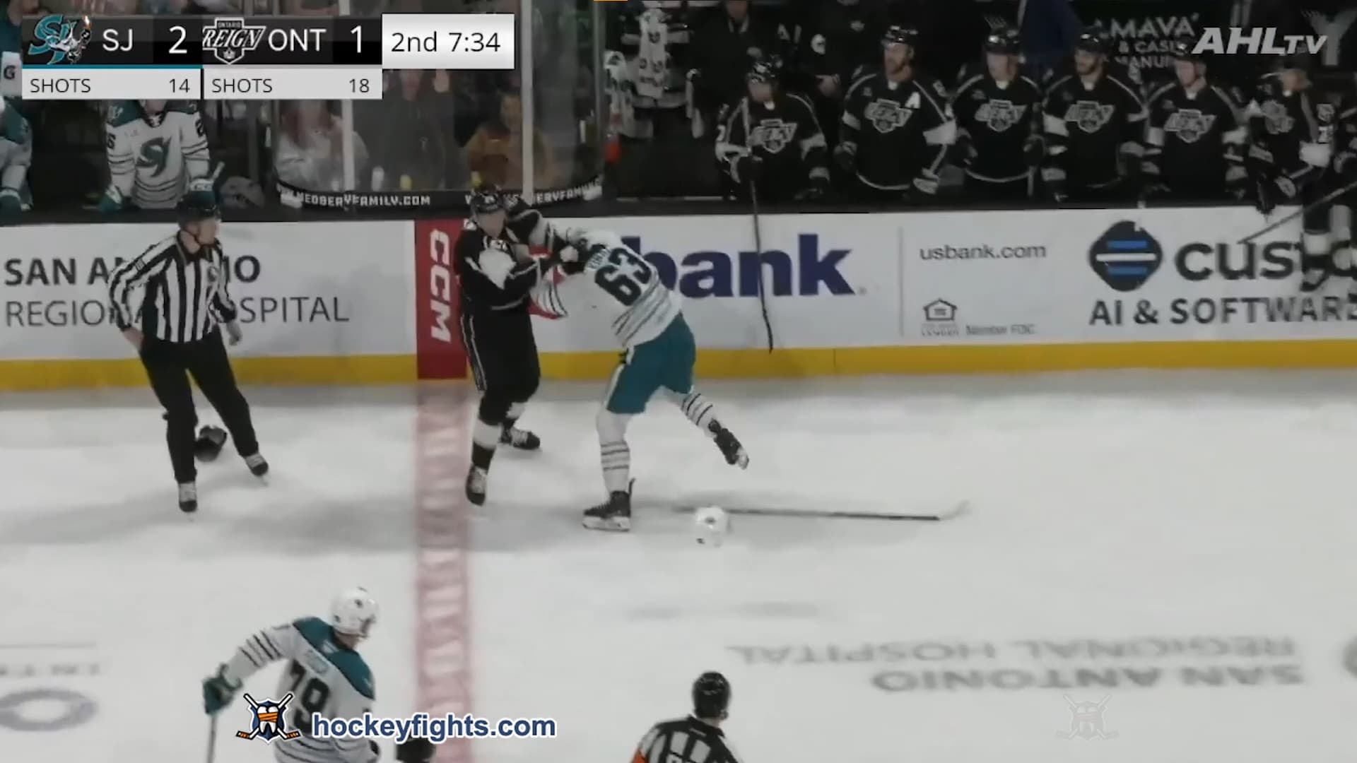 R. Kinal (SJB) vs. S. Helenius (ONT)