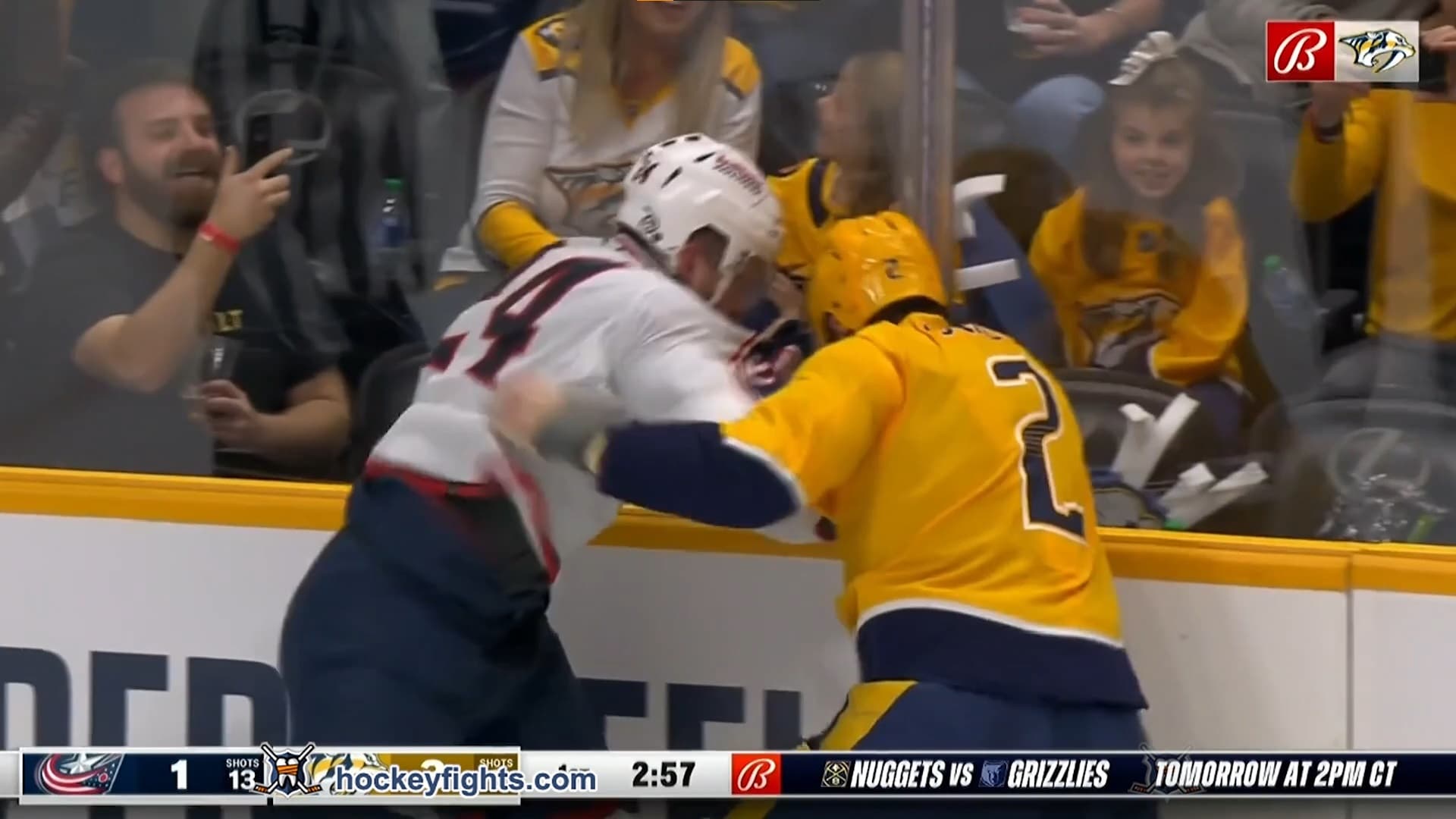 M. Olivier (CBJ) vs. L. Schenn (NSH)