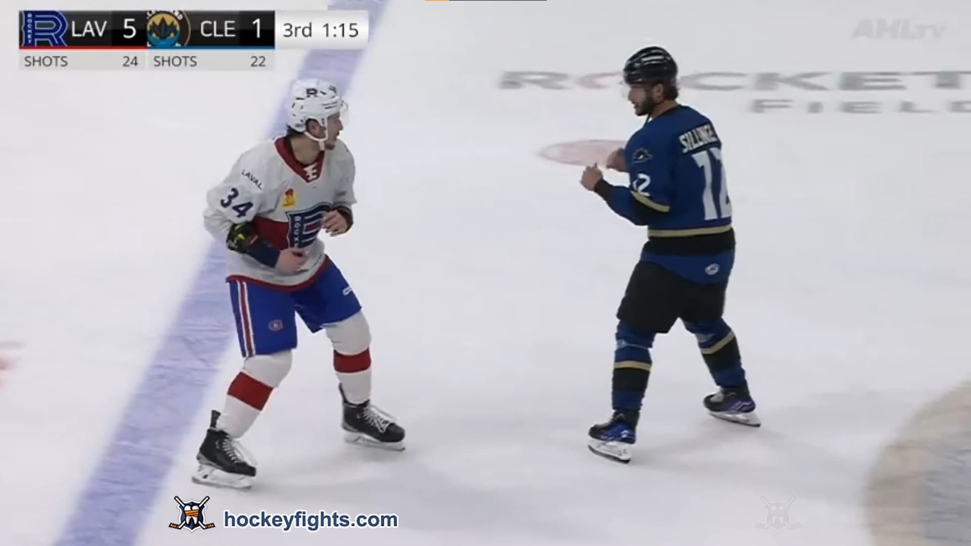 J. Perreault (LAV) vs. O. ,Sillinger (CLE)