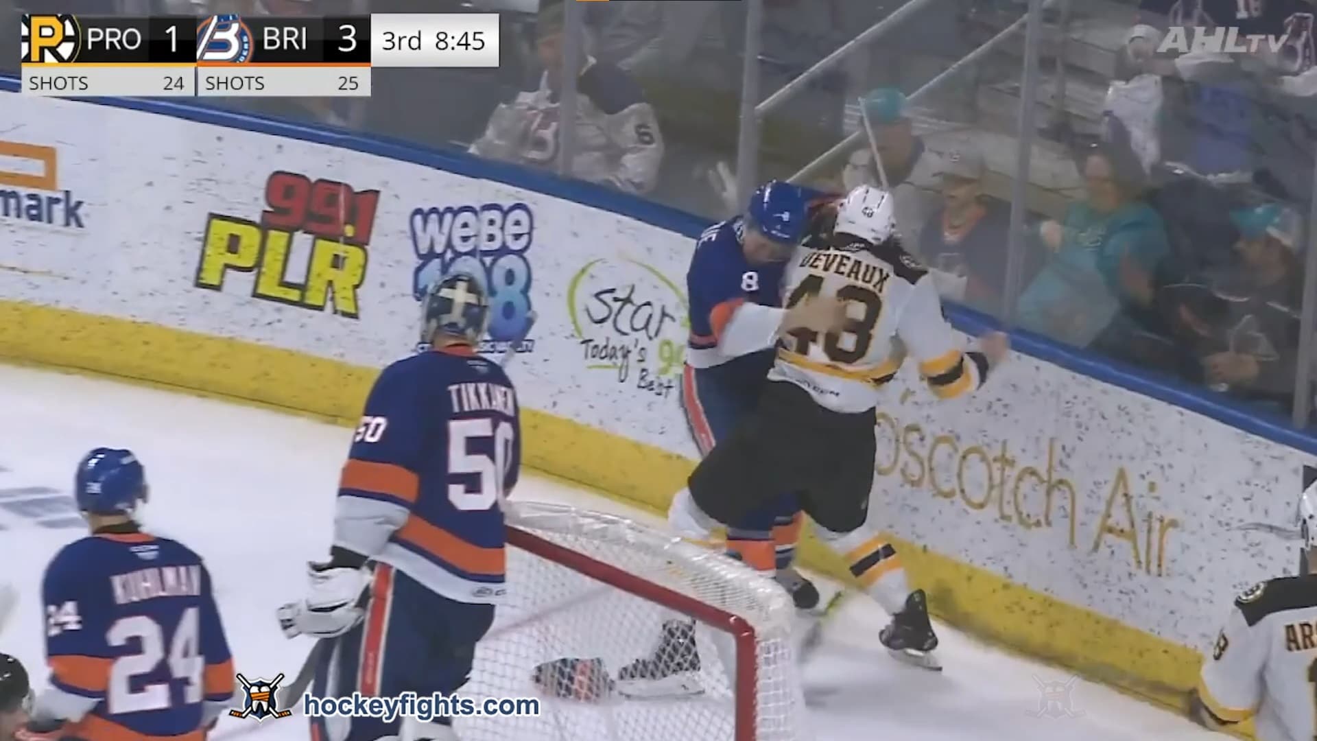 W. Deveaux (PRO) vs. P. LaDue (BPTI)