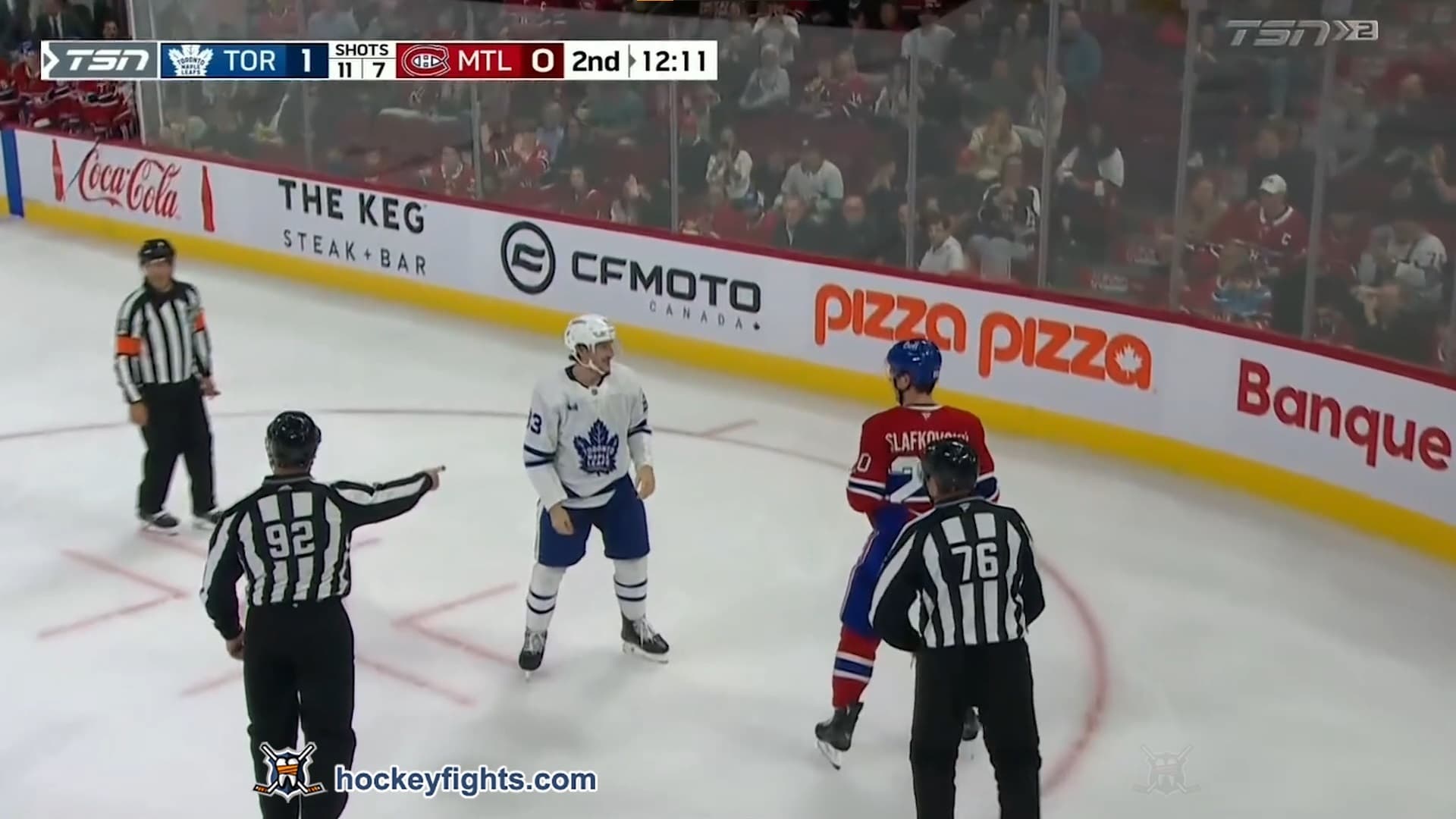 M. Rifai (TOR) vs. J. Slafkovsky (MTL)