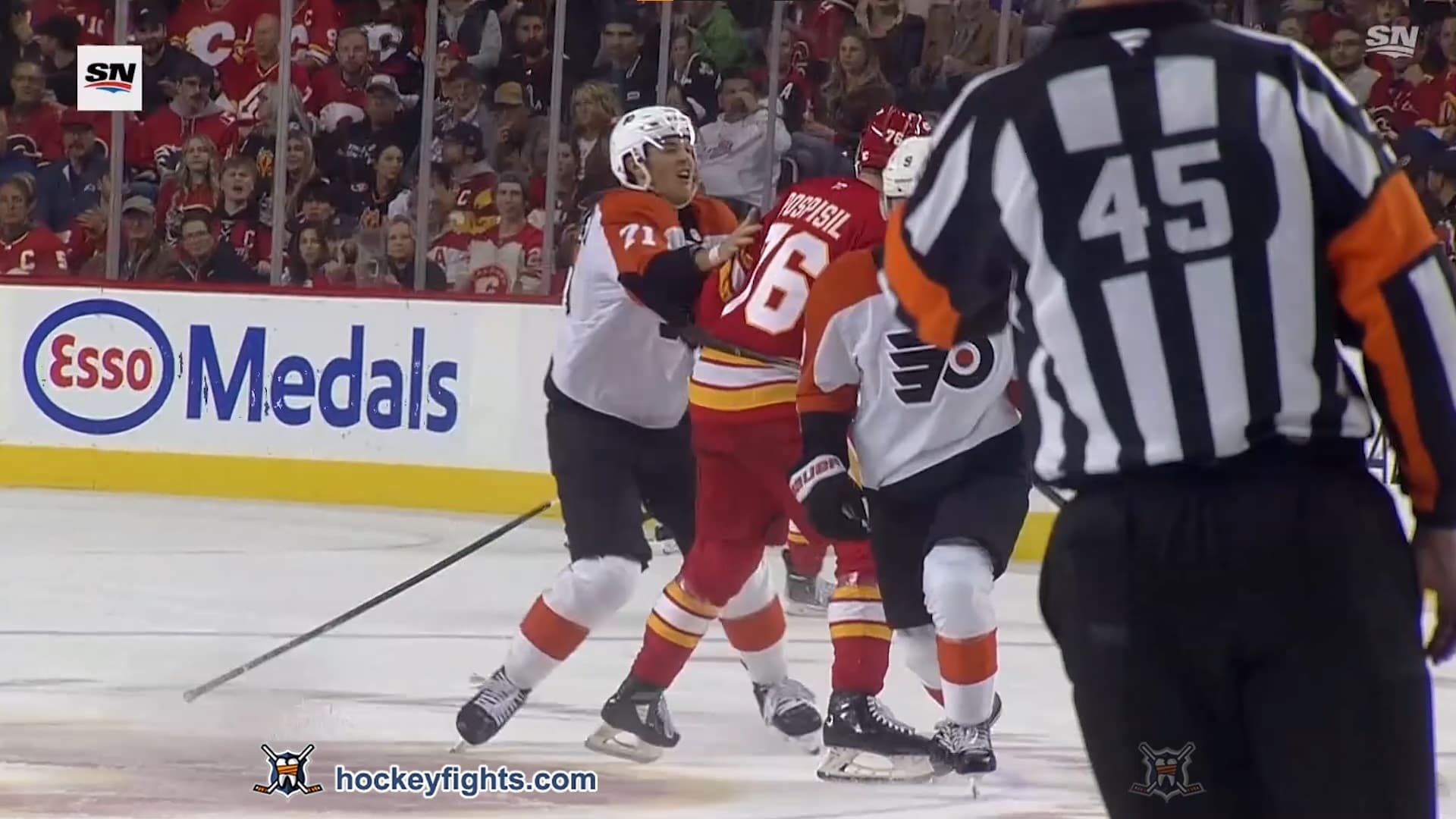 T. Foerster (PHI) vs. M. Pospisil (CGY)