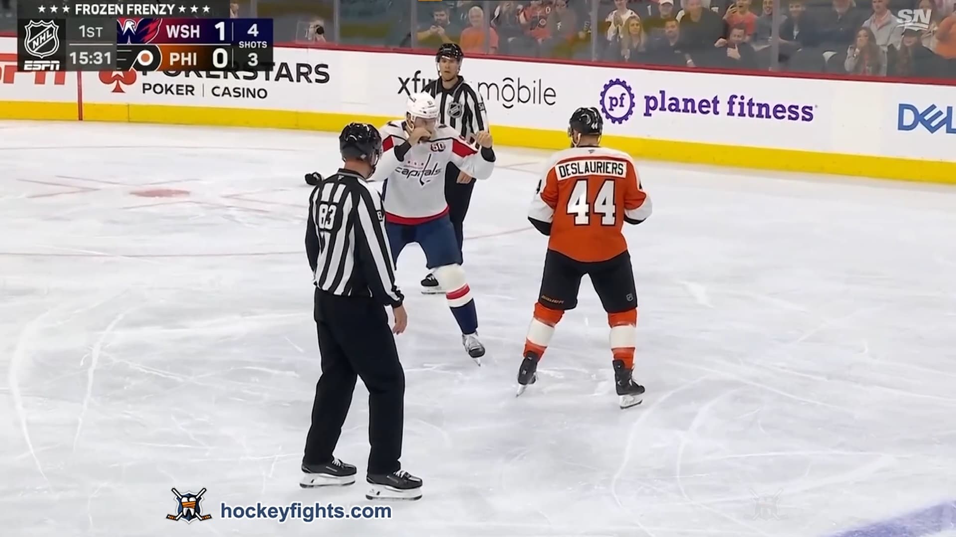 D. McIlrath (WSH) vs. N. Deslauriers (PHI)