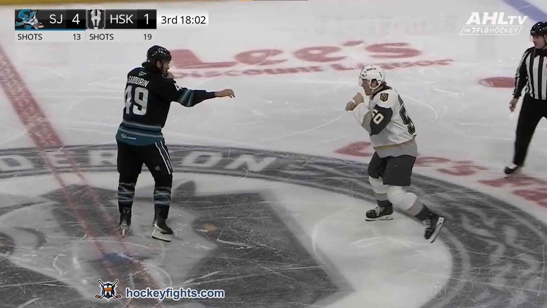 S. Sabourin (SJB) vs. J. Fleming (HSK)