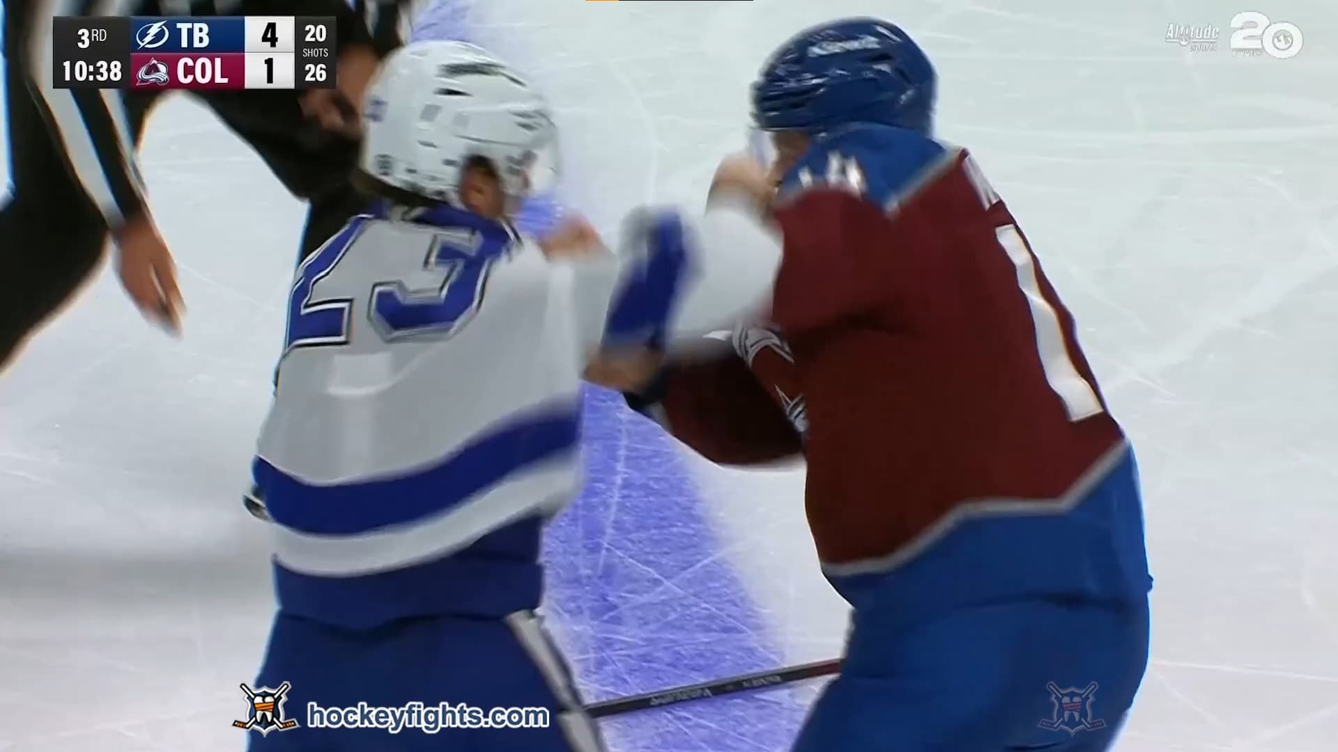 M. Eyssimont (TBL) vs. C. Wagner (COL)