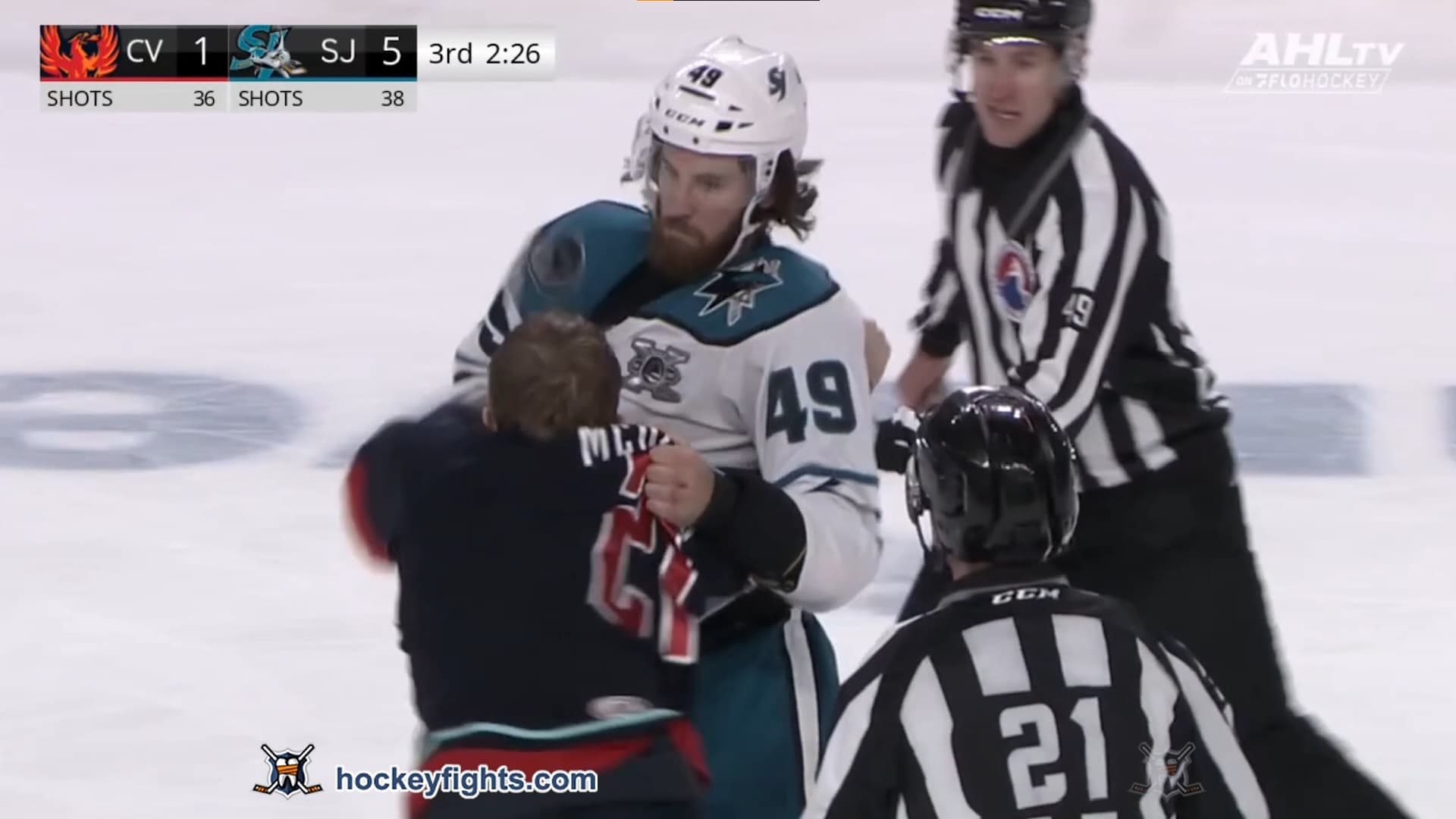 I. McKinnon (CVF) vs. S. Sabourin (SJB)