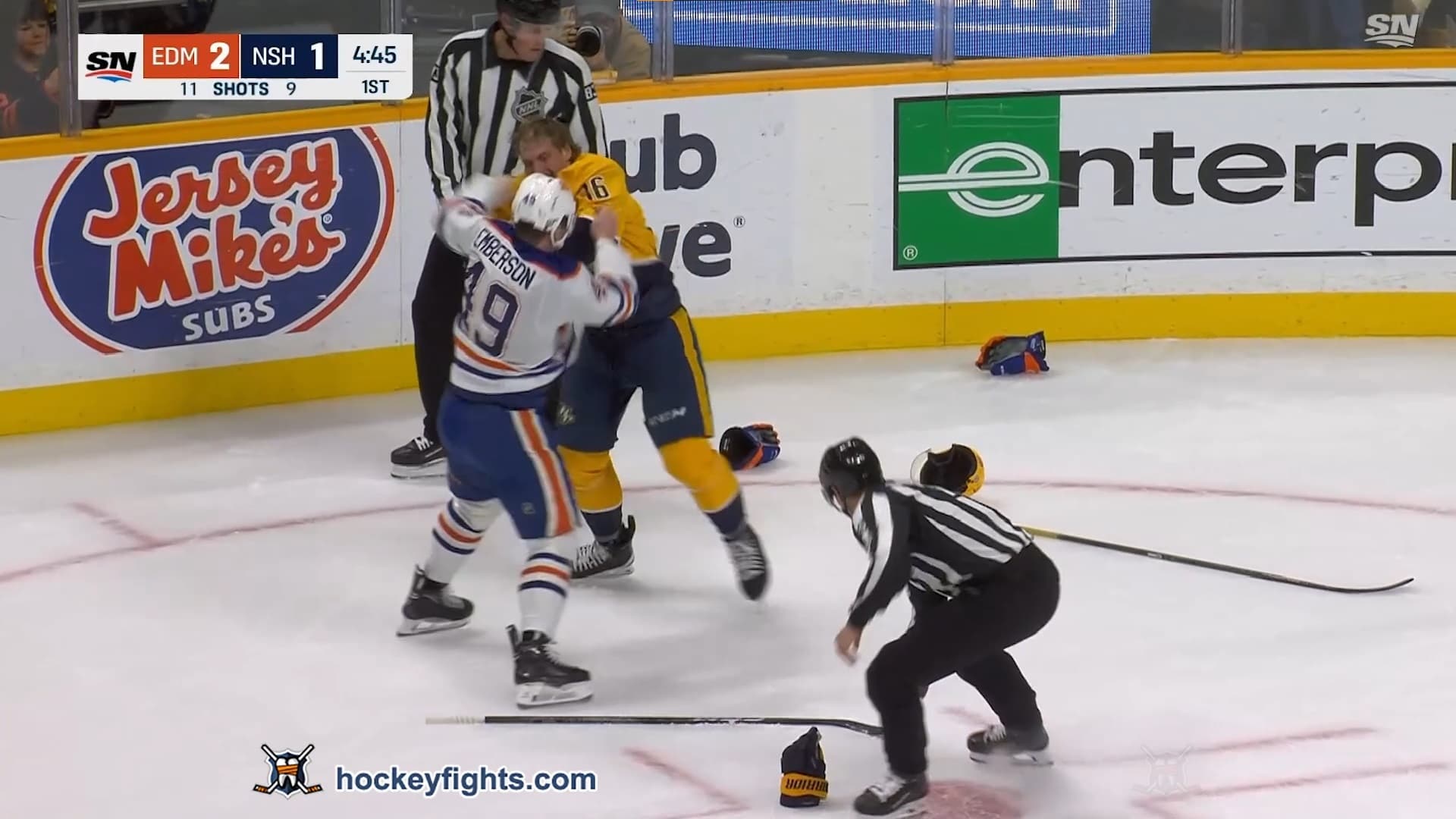 T. Emberson (EDM) vs. C. Smith (NSH)