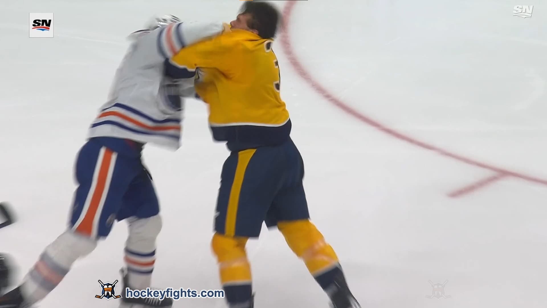 V. Podkolzin (EDM) vs. J. Lauzon (NSH)