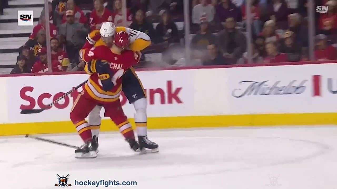 M. McCarron (NSH) vs. B. Pachal (CGY)