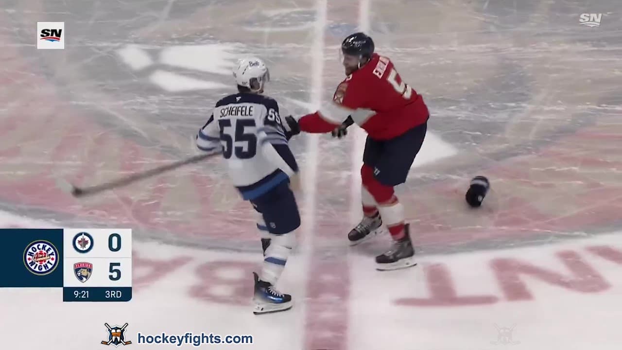 M. Scheifele (WPG) vs. A. Ekblad (FLA)