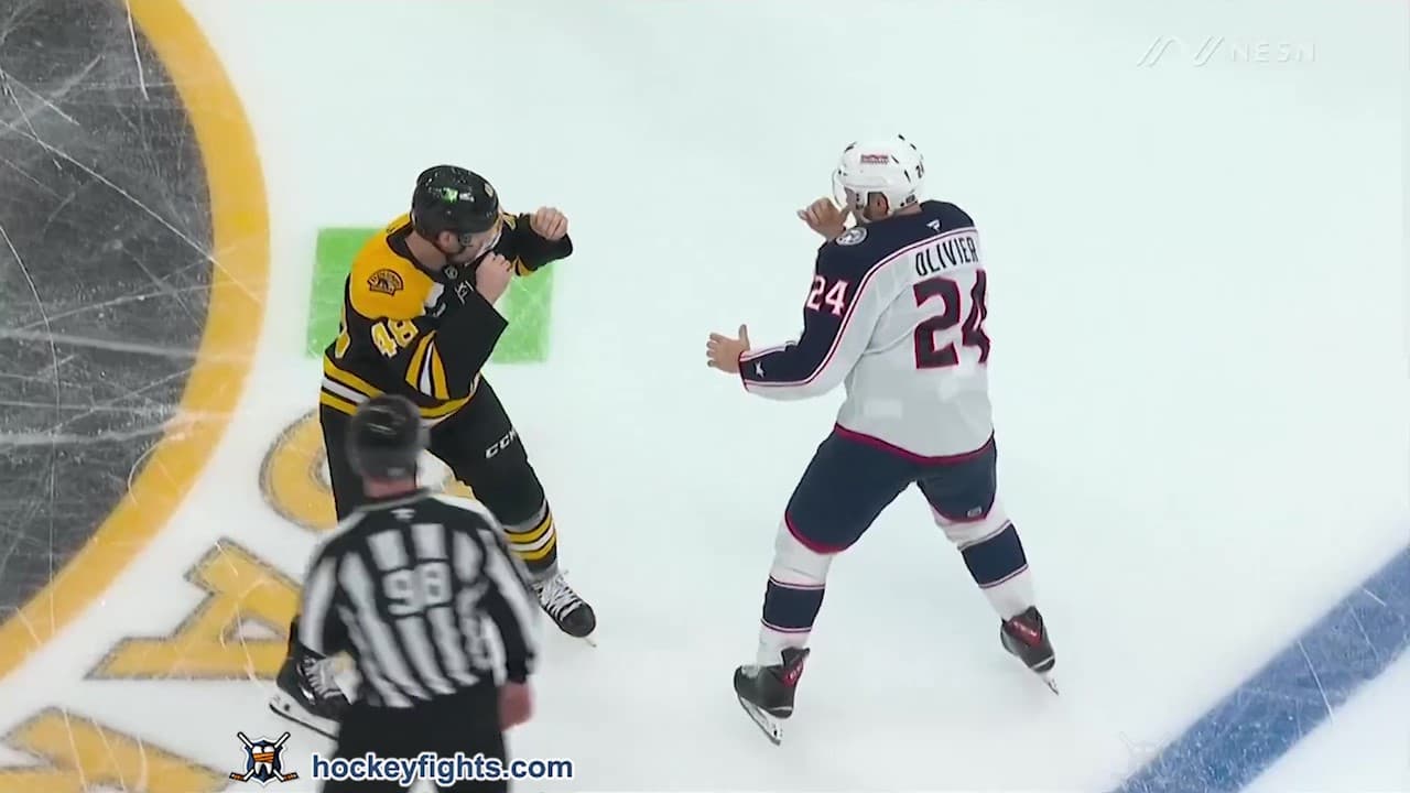 M. Olivier (CBJ) vs. J. Viel (BOS)