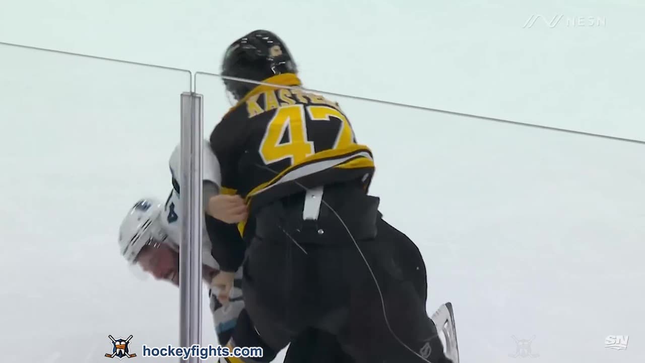 R. Bortuzzo (UTA) vs. M. Kastelic (BOS)