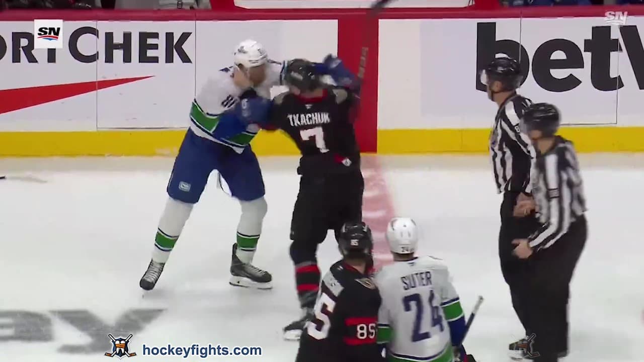D. Joshua (VAN) vs. B. Tkachuk (OTT)
