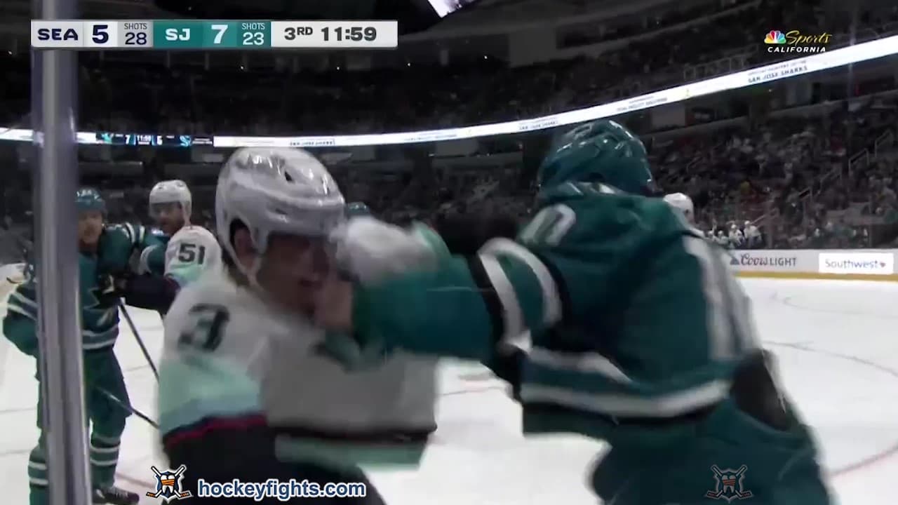 W. Borgen (SEA) vs. K. Kostin (SJS)