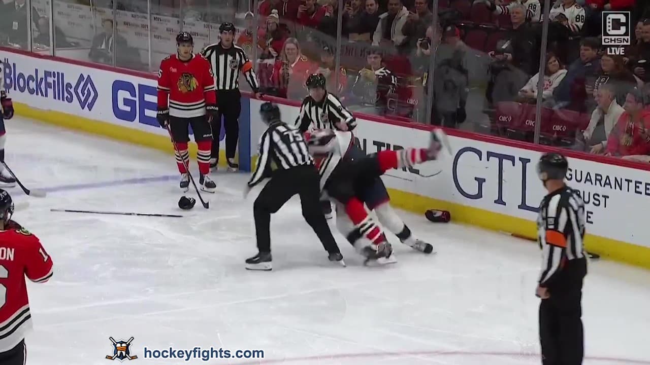 D. Voronkov (CBJ) vs. C. Murphy (CHI)