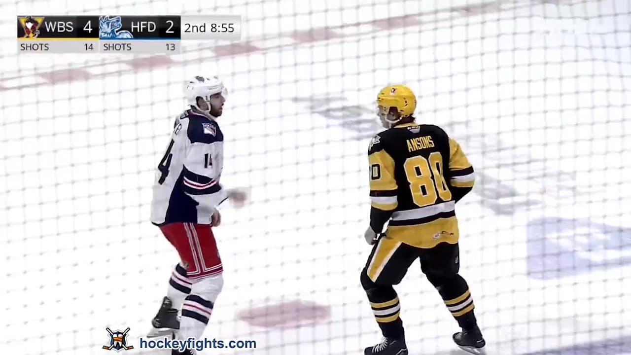 R. Ansons (WBS) vs. C. Mackey (HFD)