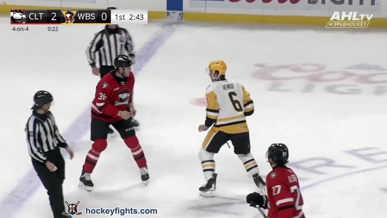 P. Giles (CHC) vs. D. Renouf (WBS)