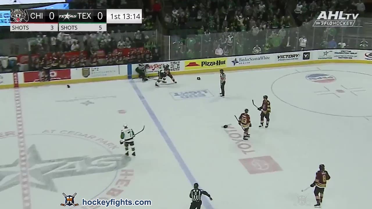 C. Hausinger (CHI) vs. J. Becker (TXS)