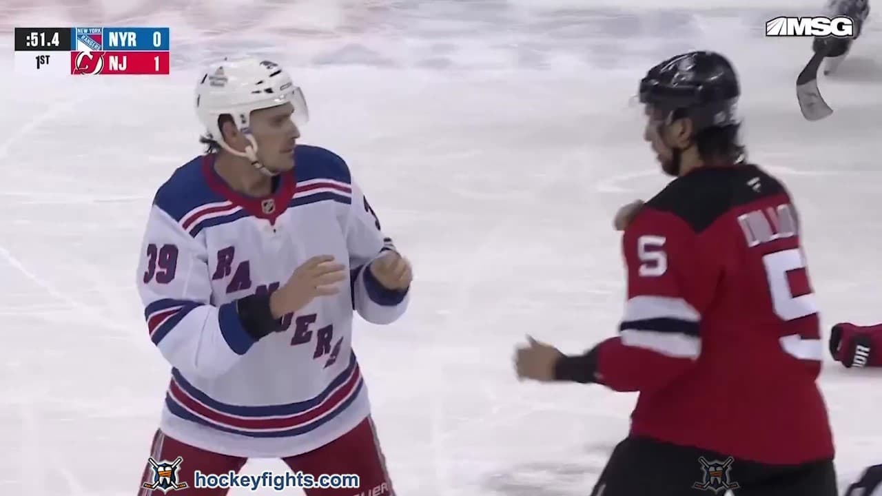 S. Carrick (NYR) vs. B. Dillon (NJD)