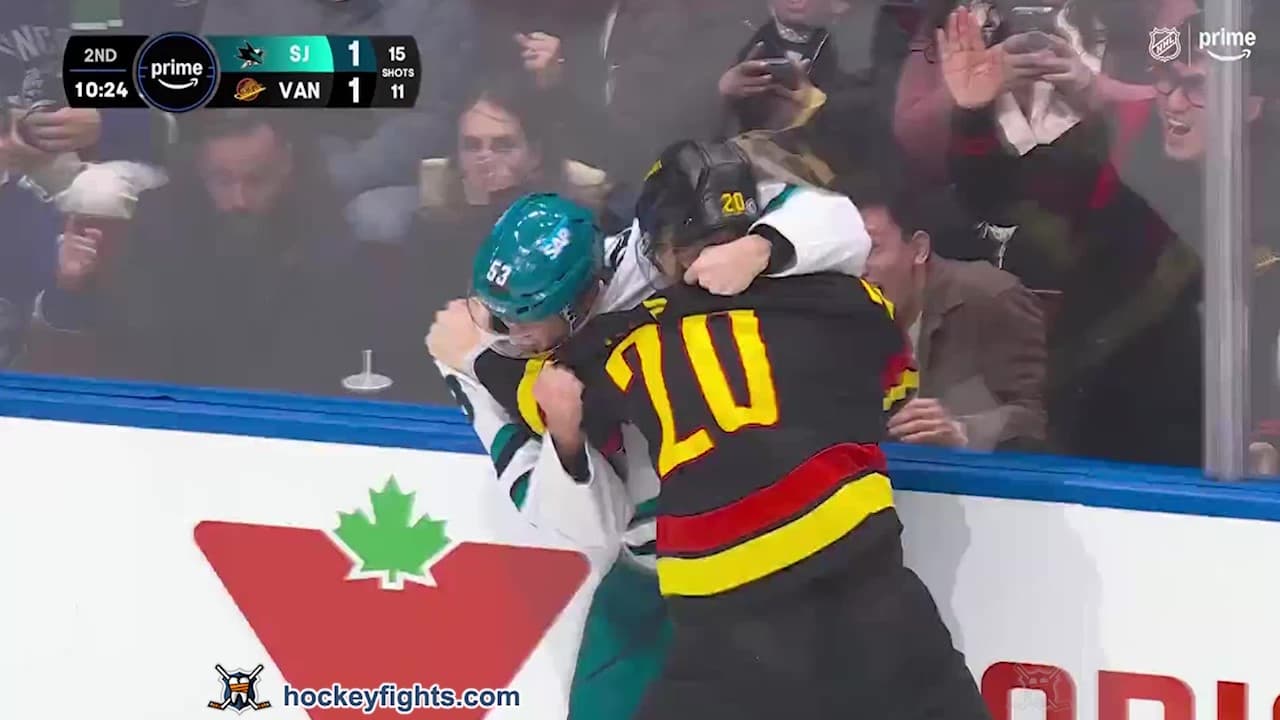 T. Dellandrea (SJS) vs. D. Heinen (VAN)