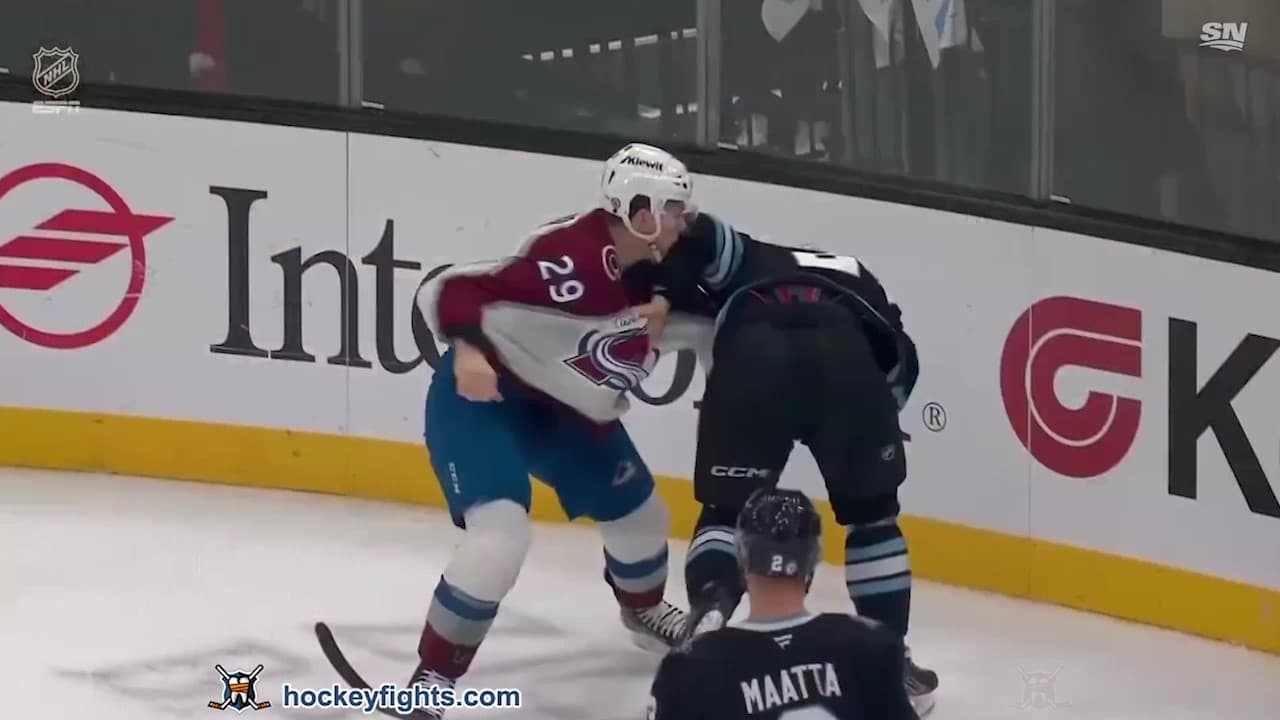 N. MacKinnon (COL) vs. B. Hayton (UTA)